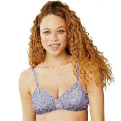 Hanes Ultimate® Soft Wireless Convertible T-Shirt Bra HU03 Purple Granite -Hanes Shop unnamed file 184