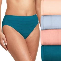 Hanes Shop 42 Hanes UltimateĀ® 4-pack Breathable Comfort Flex Fit Hi Cut Panty Set 43CFF4 Buff Taupe Asst