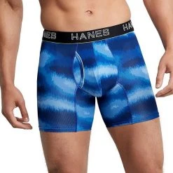 Men's Hanes Ultimate® Comfort Flex Fit® Lightweight Mesh Trunk Briefs Red -Hanes Shop unnamed file 1853