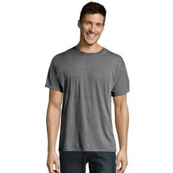 Men's Hanes Ultimate® X-Temp FreshIQ Textured Slubbed Super Soft Crewneck Tee Light Gray Heather 33 Men's Hanes Ultimate® X-Temp FreshIQ Textured Slubbed Super Soft Crewneck Tee Light Gray Heather -Hanes Shop unnamed file 1878