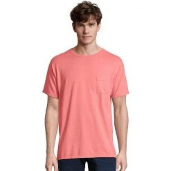 Men's Hanes® ComfortWash Garment-Dyed Pocket Pajama Tee New Railroad Gray 36 Men's Hanes® ComfortWash Garment-Dyed Pocket Pajama Tee New Railroad Gray -Hanes Shop unnamed file 1895