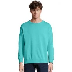 Men's Hanes® ComfortWash Garment-Dyed Fleece Sweatshirt Mint -Hanes Shop unnamed file 1915