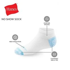 Girls 4-16 Hanes Ultimate® 14-pack + 1 Bonus Cool Comfort® No-Show Socks Multi -Hanes Shop unnamed file 1982