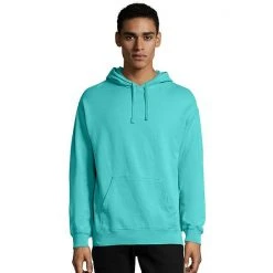 Men's Hanes® ComfortWash Garment-Dyed Fleece Hoodie Horizon Orange -Hanes Shop unnamed file 1996
