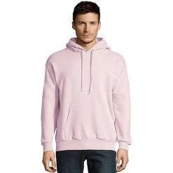 Men's Hanes® EcoSmart Fleece Pullover Hoodie Pale Pink -Hanes Shop unnamed file 205