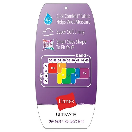 Hanes Ultimate Bras: Soft Natural Lift Foam T-Shirt Bra DHHU25 Sterling Gray 7 Hanes Ultimate Bras: Soft Natural Lift Foam T-Shirt Bra DHHU25 Sterling Gray - Image 7