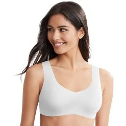 Hanes Ultimate® Ultra-Light Comfort Support Strap Wireless Bra DHHU39 1hf Pretty Coral -Hanes Shop unnamed file 216