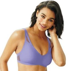 Hanes Ultimate® UltraLight Comfort V-Neck Bra DHHU42