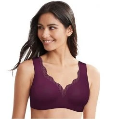 Hanes Ultimate® Ultra-Light Comfort Support Strap Wireless Bra DHHU39 1hf Pretty Coral -Hanes Shop unnamed file 224