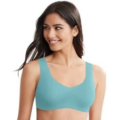 Hanes Ultimate® Ultra-Light Comfort Support Strap Wireless Bra DHHU39 1hf Pretty Coral -Hanes Shop unnamed file 225