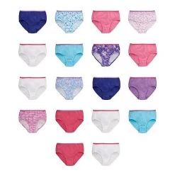 Girls Hanes Ultimate® Cotton Brief Panties 14+4 Bonus Pack