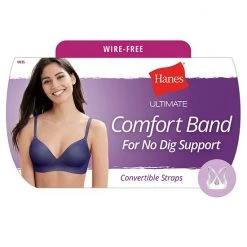 Hanes Ultimate® No Dig Support Smoothtec Wireless Bra DHHU35 Black 21 Hanes Ultimate® No Dig Support Smoothtec Wireless Bra DHHU35 Black -Hanes Shop unnamed file 266