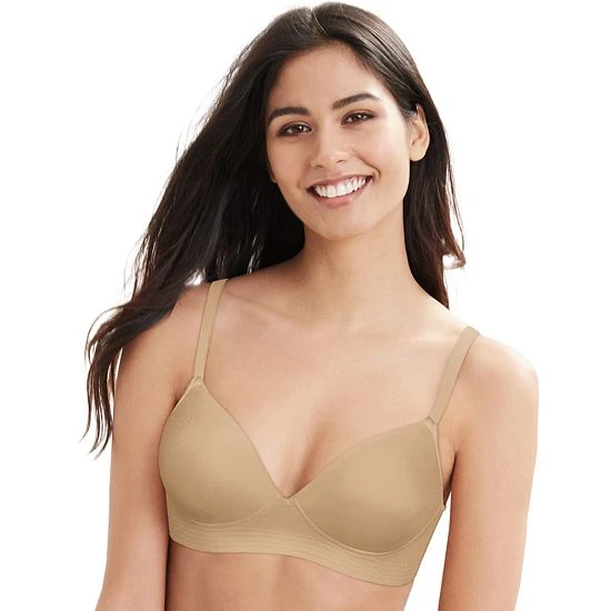 Hanes Ultimate® No Dig Support Smoothtec Wireless Bra DHHU35 Black 9 Hanes Ultimate® No Dig Support Smoothtec Wireless Bra DHHU35 Black - Image 9