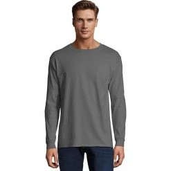 Men's Hanes® Beefy Heavyweight Tee Light Steel -Hanes Shop unnamed file 304