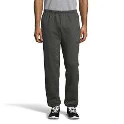 Men's Hanes Ultimate® Cotton Cinched-Leg Sweatpants Black
