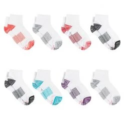 Women's Hanes Ultimate® Cool Comfort® 8-Pack Breathable Ankle Socks HWUBA8 White -Hanes Shop unnamed file 369