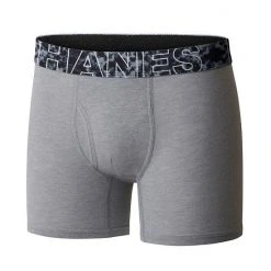 Boys 6-20 Hanes Ultimate® Stretch Boxer Briefs With Comfort Flex® Waistband And Cool Comfort® Black Gray -Hanes Shop unnamed file 395
