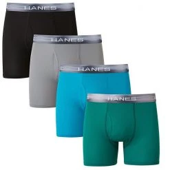 Men's Hanes® 4-pack Sport X-Temp Air Mesh Boxer Briefs Green Assorted -Hanes Shop unnamed file 400