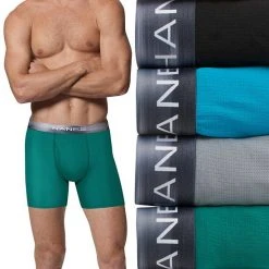 Men's Hanes® 4-pack Sport X-Temp Air Mesh Boxer Briefs Green Assorted -Hanes Shop unnamed file 406
