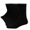 Men's Hanes Ultimate® 12 + 1 Bonus Pack Soft & Durable Crew Socks Black