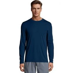 Men's Hanes® CoolDRI Performance Tee Deep Red -Hanes Shop unnamed file 497