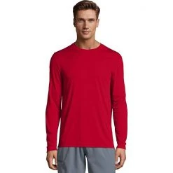 Men's Hanes® CoolDRI Performance Tee Deep Red -Hanes Shop unnamed file 498