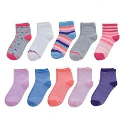Girls Hanes Ultimate® 10-Pack Ankle Socks