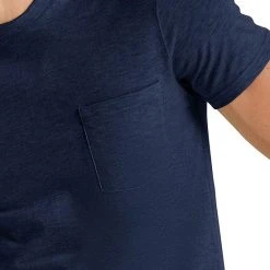 Men's Hanes Originals Tri-Blend Pocket Tee Blue Jay Pe Heather -Hanes Shop unnamed file 671