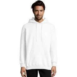 Men's Hanes Ultimate® Fleece Pullover Hoodie Black -Hanes Shop unnamed file 698