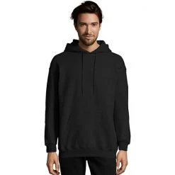 Men's Hanes Ultimate® Fleece Pullover Hoodie Black -Hanes Shop unnamed file 700