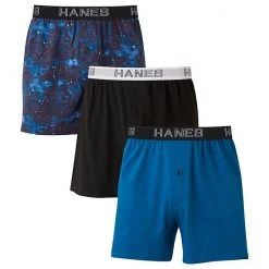 Men's Hanes Ultimate® ComfortFlex Fit 3-Pack Knit Boxers -Hanes Shop unnamed file 711