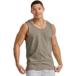 Men's Hanes Originals Tri-blend Tank Blue Jay Pe Heather -Hanes Shop unnamed file 732