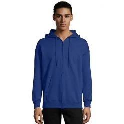 Men's Hanes Ultimate® Fleece Full-Zip Hoodie Dark Chocolate -Hanes Shop unnamed file 743