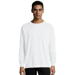 Men's Hanes® ComfortWash Garment-Dyed Pocket Pajama Tee Black -Hanes Shop unnamed file 763