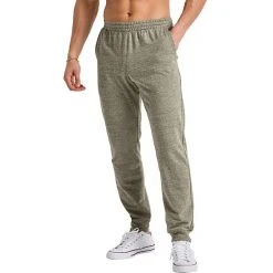 Men's Hanes Tri-Blend French Terry Jogger Pants Camouflage Green