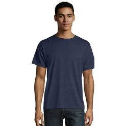 Men's Hanes Ultimate® X-Temp FreshIQ Super Soft Crewneck Pajama Tee Dark Blue Heather 24 Men's Hanes Ultimate® X-Temp FreshIQ Super Soft Crewneck Pajama Tee Dark Blue Heather -Hanes Shop unnamed file 844