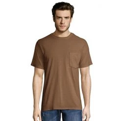 Men's Hanes® Workwear 2-pack Pocket Tee Light Steel -Hanes Shop unnamed file 922