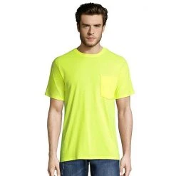 Men's Hanes® Workwear 2-pack Pocket Tee Light Steel -Hanes Shop unnamed file 925