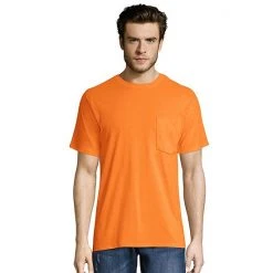 Men's Hanes® Workwear 2-pack Pocket Tee Light Steel -Hanes Shop unnamed file 927