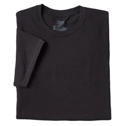 Hanes Shop 46 Big & Tall Hanes UltimateĀ® 3-Pack Stretch Crewneck Tees Black