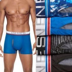 Men's Hanes Ultimate® 4-pack X-Temp® Comfort-Flex Fit® Total Support Pouch™ Trunks