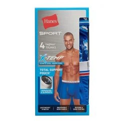 Men's Hanes Ultimate® 4-pack X-Temp® Comfort-Flex Fit® Total Support Pouch™ Trunks -Hanes Shop unnamed file 953