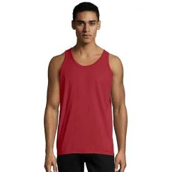Men's Hanes® ComfortWash Garment-Dyed Tank Crimson Fall -Hanes Shop unnamed file 967