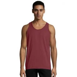 Men's Hanes® ComfortWash Garment-Dyed Tank Crimson Fall -Hanes Shop unnamed file 972